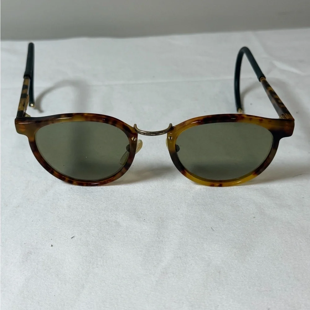 INSANE Ralph Lauren Made in France Vintage Tortoise Shell Sunglasses Round Frame